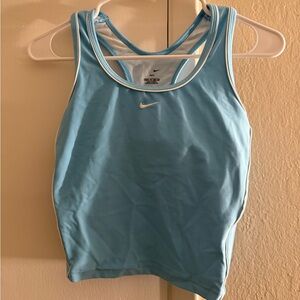 Nike Women's Light Blue Racerback Tank Top